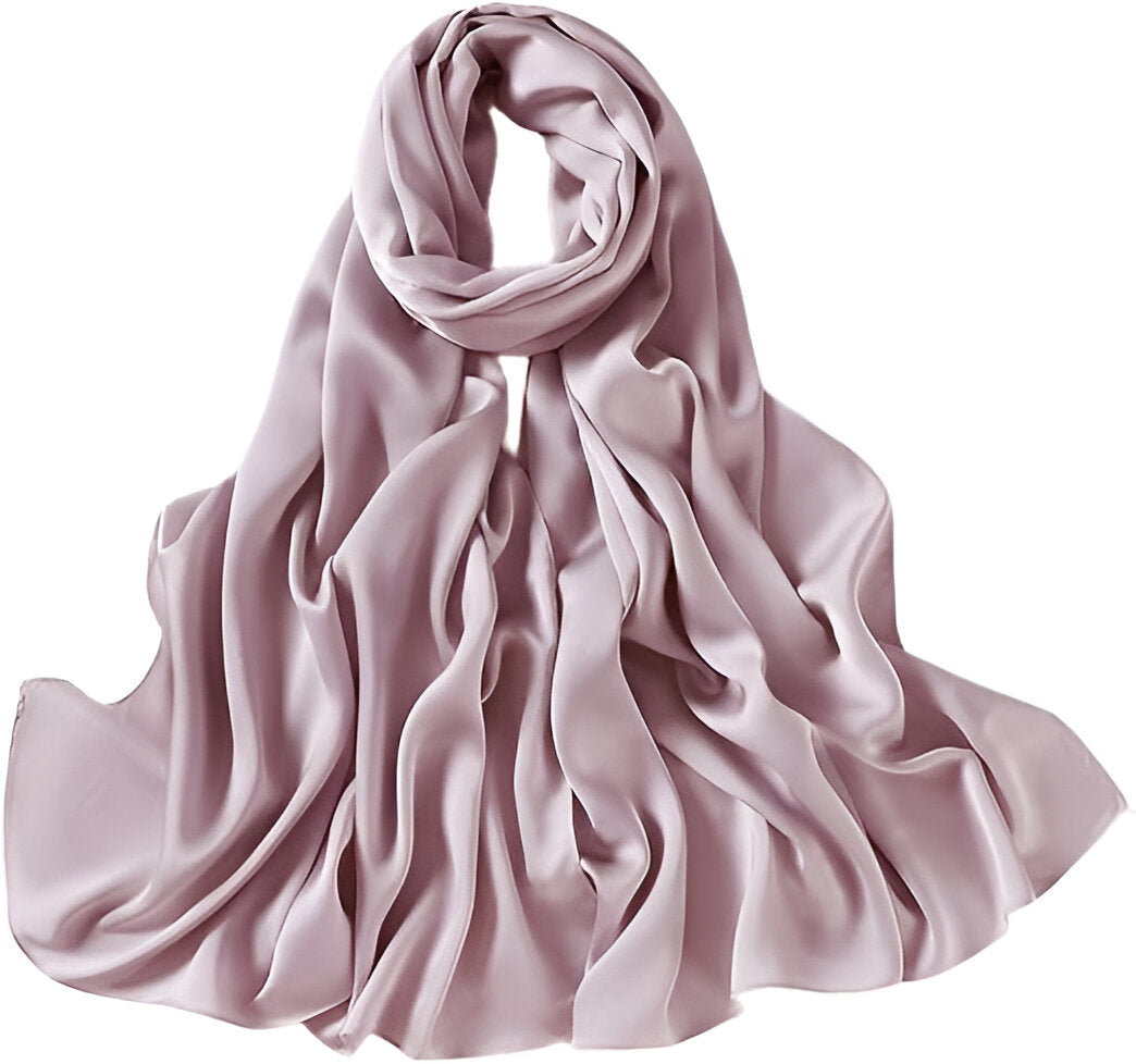 Plain Satin Silk - Mauve